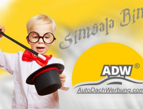 Auto-Dach-Werbung ist wie Magie!